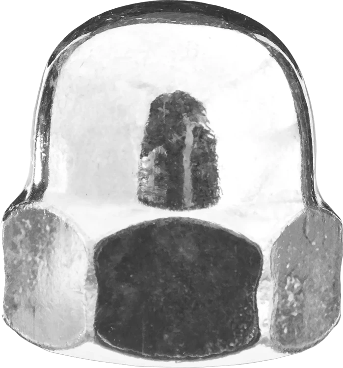Гайки DIN 1587 колпачковые коробка 5 кг серия МАСТЕР купить в Нягани