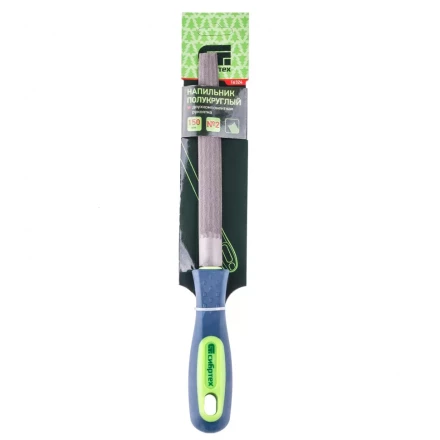 Напильник 150 мм полукруглый двухкомпонентная рукоятка №2 Сибртех 16324 купить в Нягани