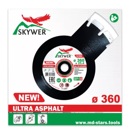 Диск алмазный 1A1RSS ULTRA ASPHALT SKYWER 360*3,2*15*21T*25,4 mm купить в Нягани