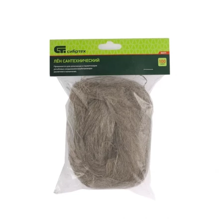 Лен сантехнический 100 г Сибртех 88899 купить в Нягани