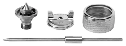 Комплект сменный к краскораспылителям серии &quot;EXPERT QUALITAT&quot;, арт. 06567: дюза, воздуш. головка, игла, 1,7 мм 06567-S-1.7 купить в Нягани