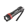 Фонарь бытовой пластик 1W LED ремешок зум 3 режима 100% - 50% - стробоскоп 3хААА Stern 90570 купить в Нягани