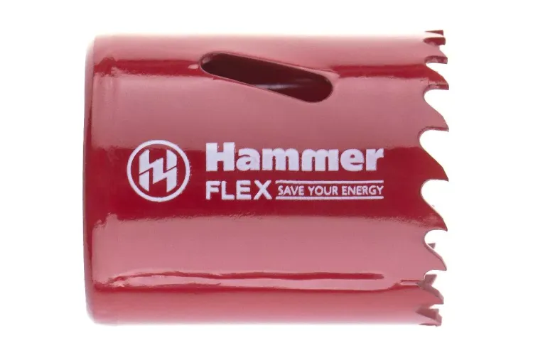 Коронка биметаллическая HAMMER Ф38х38мм 5/8" BiMETALL (224-008) купить в Нягани