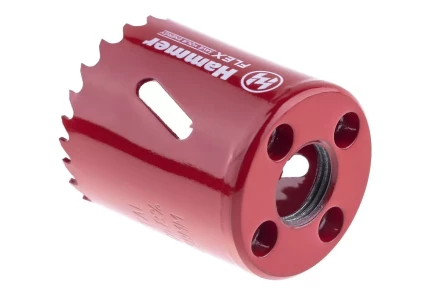 Коронка биметаллическая HAMMER Ф38х38мм 5/8&quot; BiMETALL (224-008) купить в Нягани