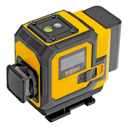 Лазерный уровень мультипризменный DLV-360-3C, 30 м, зеленый луч, Li-Ion 2,4 Aч, кейс// Denzel 35080 купить в Нягани