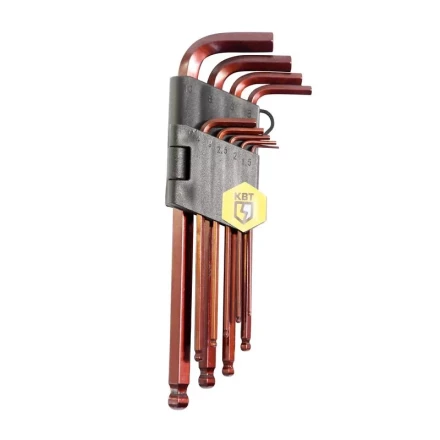 Набор ключей шестигранных с шаром КВТ купить в Нягани