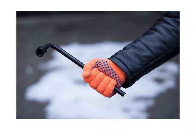 Утепленные перчатки с точечным ПВХ покрытием HAMMER 230-027 купить в Нягани