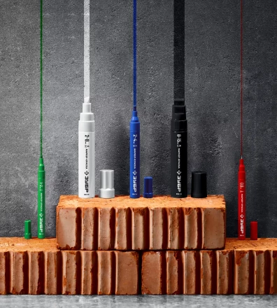 ЗУБР МК-800 красный, 2-8 мм клиновидный маркер-краска (06327-3) купить в Нягани