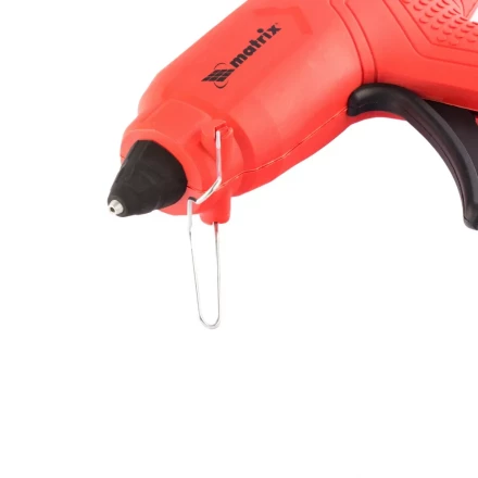 Клеевой пистолет, 11 мм, 40 (100) Вт, 18 г/мин, выключатель и индикатор напряжения Matrix 93007 купить в Нягани