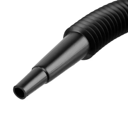 Воронка пластиковая 160 мм с металлическим ситом, непроливайкой и гибким наконечником Denzel 537208 купить в Нягани