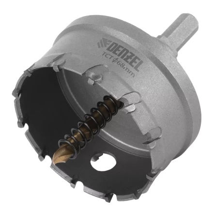 Коронка по металлу твердосплавная, 68 мм Denzel 724019 купить в Нягани