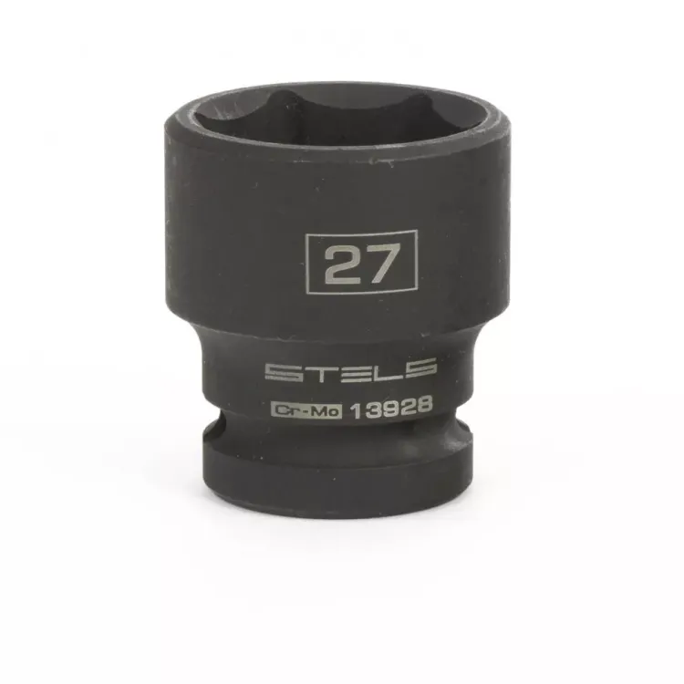Головка ударная шестигранная 27 мм 1/2" CrMo  Stels 13928 купить в Нягани