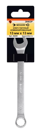 Ключ гаечный комбинированный 13x13 Энкор 26208 купить в Нягани