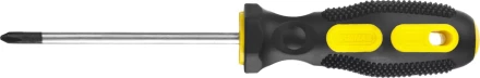 Отвертка STAYER &quot;MASTER&quot;, двухкомпонентная рукоятка, магнитный наконечник, PH1x100мм 2510-1-10_z01 купить в Нягани