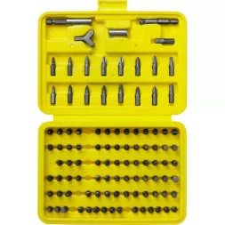 Набор STAYER "MASTER" "SUPER UNIVERSAL": Биты, полный ассортимент стандартных и специальных шлицов, адаптеры, Cr-V, 100 предметов, в боксе 2604-H100