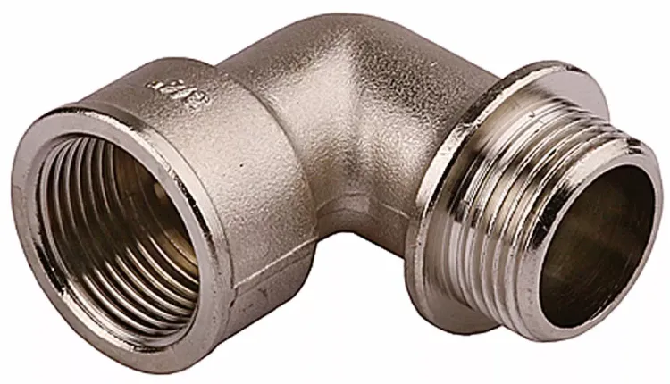 Уголок GENERAL FITTINGS никелированная латунь, г/ш, 1/2" 51071-G/S-1/2 купить в Нягани