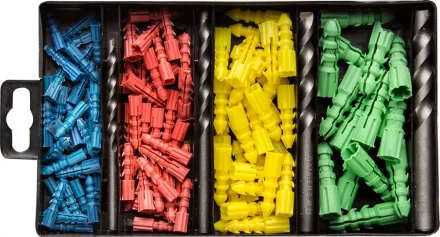 Набор ЗУБР Свёрла &quot;Монолит&quot; по бетону, 10мм, с дюбелями, 11 предметов 2911-H11-10 купить в Нягани