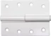 Петля дверная STAYER &quot;MASTER&quot; разъемная, цвет белый, правая, 100мм 37613-100-2R купить в Нягани