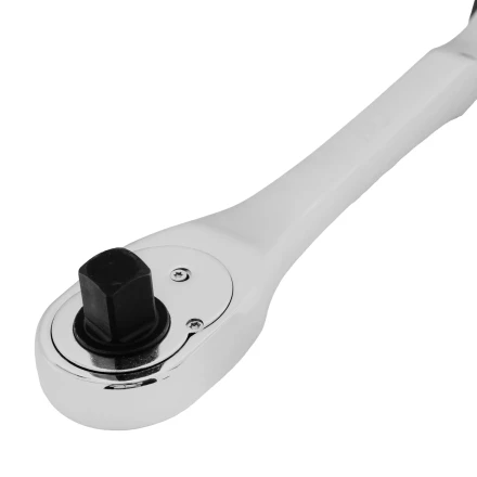 Ключ-трещотка 1/2&quot; Gross 14055, CrV, 90 зубьев, усиленный, хром купить в Нягани