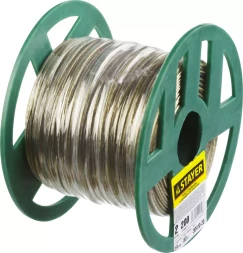 Трос стальной в полимерной оболочке, d=2,0 мм, L=200 м, STAYER Master 30410-20 30410-20