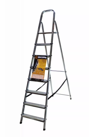 Стремянка алюминиевая СА 1х8 Вихрь купить в Нягани