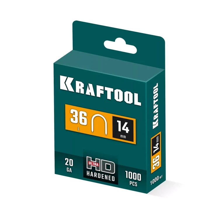 Скобы кабельные, тип 36 (L) калибр 20GA 31636-14 купить в Нягани