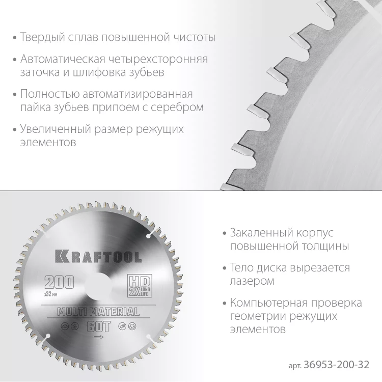 Диск пильный Multi Material, повышенный ресурс 36953-200-32 купить в Нягани