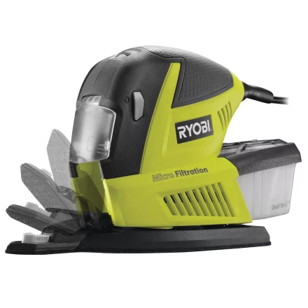 Ryobi Универсальная шлифмашина 180W  30x шлифлистов RMS180-SA30 купить в Нягани
