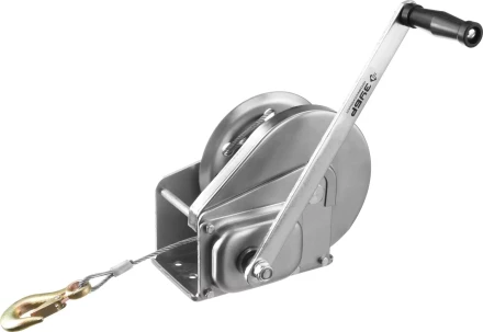 Лебедка ручная барабанная ЗУБР &quot;ПРОФЕССИОНАЛ&quot;, подъемная, тросовая, 0,9т, 8м 43117-0.9 купить в Нягани