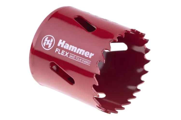 Коронка биметаллическая HAMMER Ф44х38мм 5/8" BiMETALL (224-009) купить в Нягани