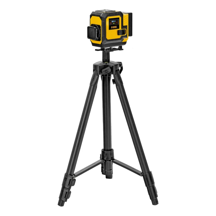 Лазерный уровень мультипризменный DLV-360-3T, 30 м, зеленый луч, Li-Ion 2,4 Aч, штатив // Denzel 350805 купить в Нягани