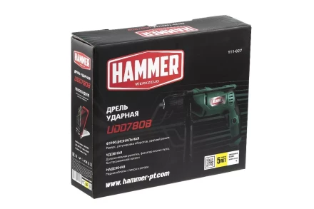 Дрель ударная HAMMER UDD780B купить в Нягани