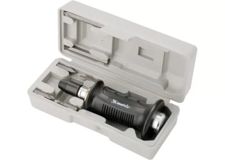 Отвертка ударно-поворотная 1/2&quot;, набор бит, 6 шт., черная ручка ПРОФИ, в пласт. боксе MATRIX 11561 купить в Нягани