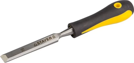 Стамеска с двухкомпонентной ручкой, 16мм, STAYER Profi 18205-16 купить в Нягани