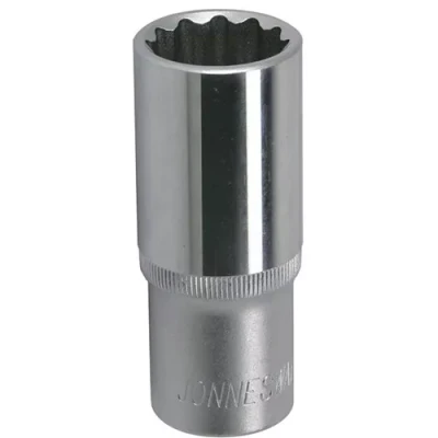 Головка торцевая 12-гранная глубокая 1/2"DR 22 мм S04HD4722 Jonnesway 49071