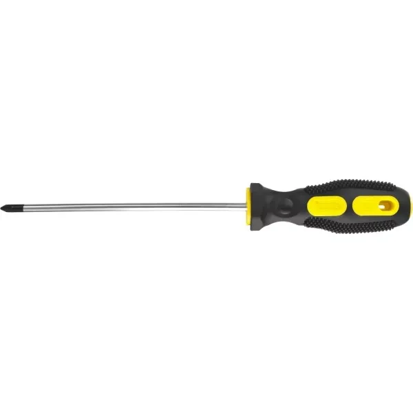 Отвертка STAYER "MASTER", двухкомпонентная рукоятка, магнитный наконечник, PH1x150мм 2510-1-15_z01 купить в Нягани