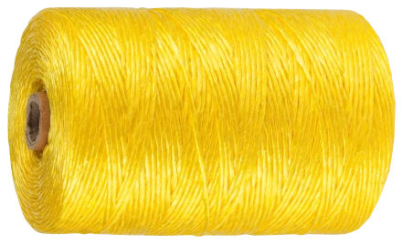 Шпагат ЗУБР d 1,8 мм 60 м 1200 текс 50 кгс желтый полипропиленовый шпагат 50037-060 купить в Нягани