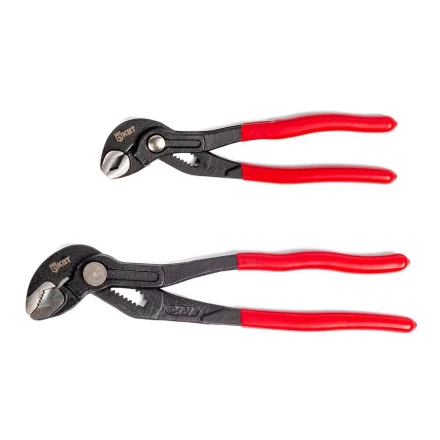 Набор переставных клещей КВТ НПК-02 с кнопочной фиксацией (92053) купить в Нягани