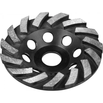 Чашка ЗУБР ТУРБО алмазная сегментная, высота 22,2мм, 125мм 33370-125 купить в Нягани