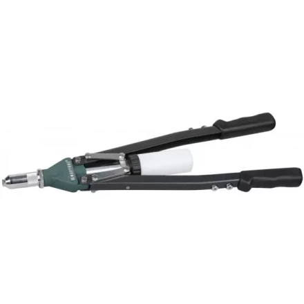 Заклепочник двуручный силовой, KRAFTOOL &quot;RS-55&quot; 31179, d=2,4-6,4мм для вытяжных заклепок из алюминия, стали, нерж cтали, усил литой корпус, контейнер 31179 купить в Нягани