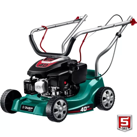 ЗУБР 400 мм, 3.5 л.с., бензиновая газонокосилка (ГБ-400) купить в Нягани