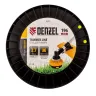 Леска для триммера витой квадрат, 2,7мм х 196м, на DIN катушке FLEX CORD// Denzel 96299 купить в Нягани