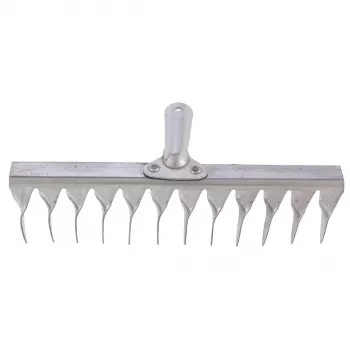 Грабли 12-зубые витые 290 мм нерж. сталь без черенка СИБРТЕХ 61753 купить в Нягани