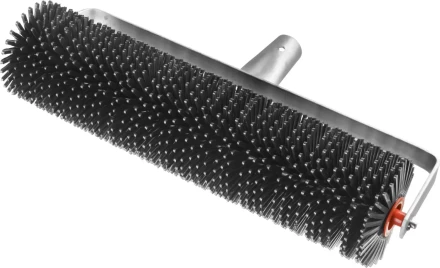 Валик игольчатый ЗУБР &quot;МАСТЕР&quot; по бетону на металлической рамке, под удлинитель, пластмассовые иглы 27мм, 105х400мм 03954-40 купить в Нягани