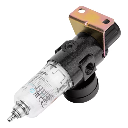 Фильтр-регулятор Denzel FR1500, 10 бар, 1500 л/мин, 1/4&quot;, 57459 купить в Нягани