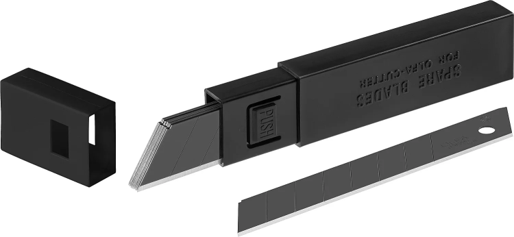 Лезвие OLFA BLACK MAX сегментированное, 18х100х0,5мм, 10шт OL-LBB-10B купить в Нягани