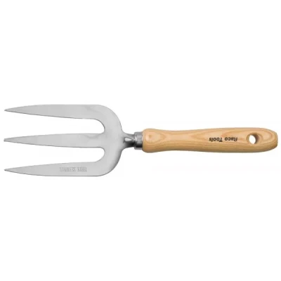 Вилка посадочная  RACO "LUXURY" с полотном из нерж. стали и дубовой ручкой, 315мм 42075-53553