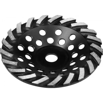 Чашка ЗУБР ТУРБО алмазная сегментная, высота 22,2мм, 180мм 33370-180 купить в Нягани