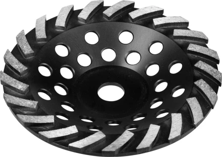 Чашка ЗУБР ТУРБО алмазная сегментная, высота 22,2мм, 180мм 33370-180 купить в Нягани