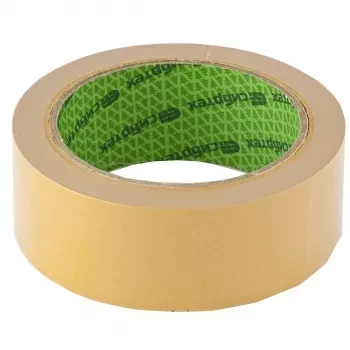 Лента клейкая двусторонняя 38 мм х 5 м на тканевой основе Сибртех 88710 купить в Нягани